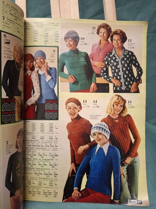 Qelle katalog 1975/76 jesień zima