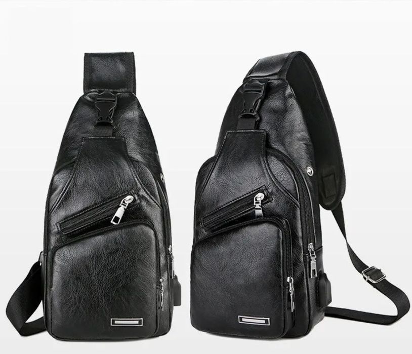 Bolsa Saco de peito Homem com carregamento USB