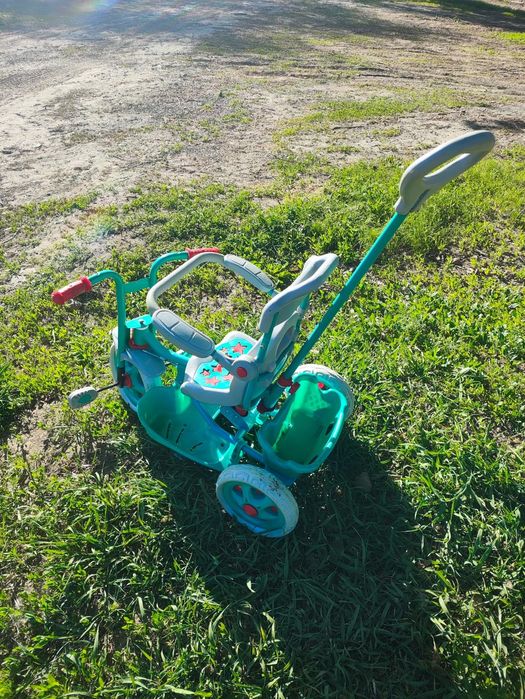 Дитячий триколісний велосипед з батьківською ручкою Тотоша