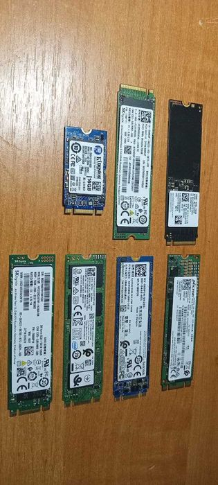 Различная память для ПК и ноутбуков ssd m.2/nvme /hdd