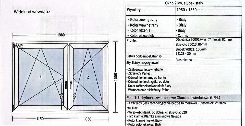 NOWE okna 3 szybowe