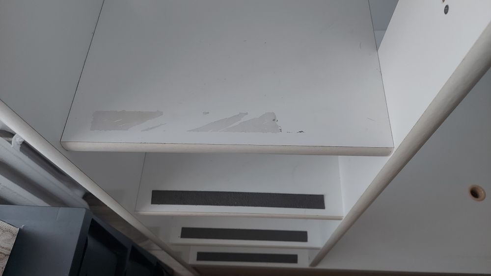 Łóżko piętrowe białe