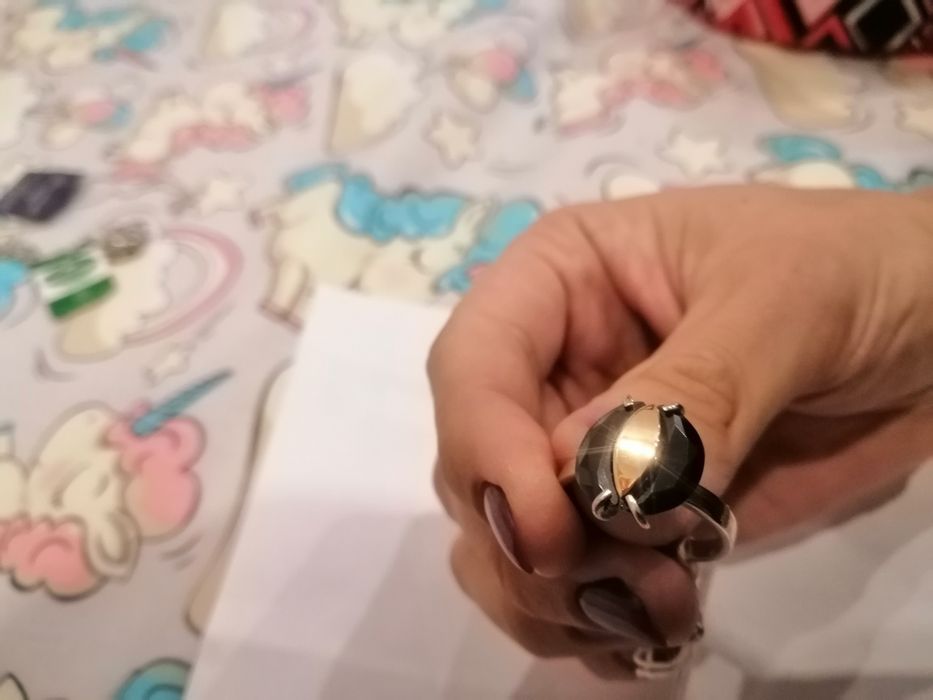 Серебряный набор фианит  серьги и кольцо 925пр.камень фианит золотые в