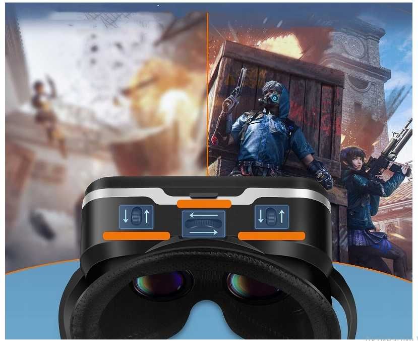 VR 3D Okulary Z SŁUCHAWKAMI Shinecon G04E do telefonu 4.7"- 6 ttst1076