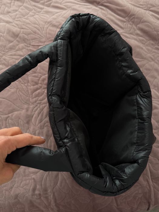 Pikowana torba tote (miękka, puchowa) H&M