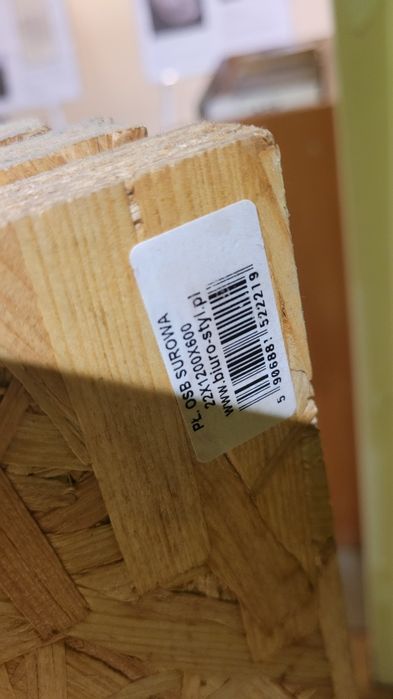 Formatka płyta OSB 120x60 22 mm