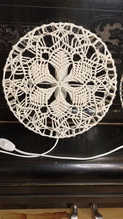 Світильники приліжкові макраме