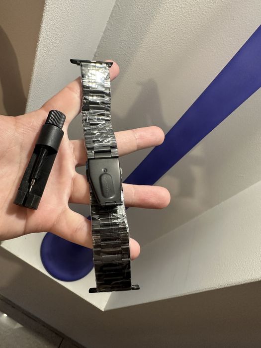 Новый Металический Браслет ремень Apple Watch 42/44/45/49 регулируется