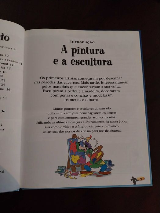 A Pintura e a Escultura (livro didático), Disney