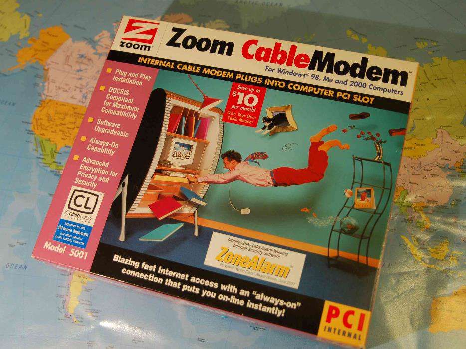 Zoom CABLE Modem, Model 500164297766433537121