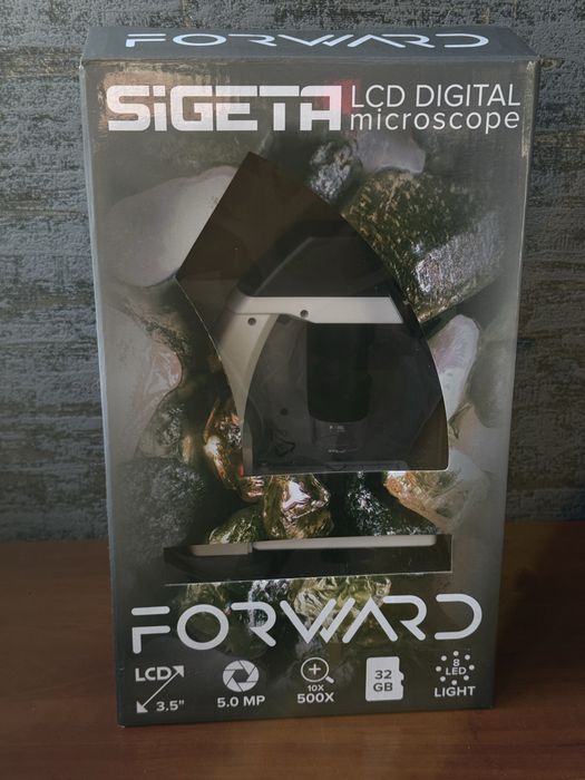 Цифровий мікроскоп SIGETA Forward 10-500x 5.0Mpx LCD