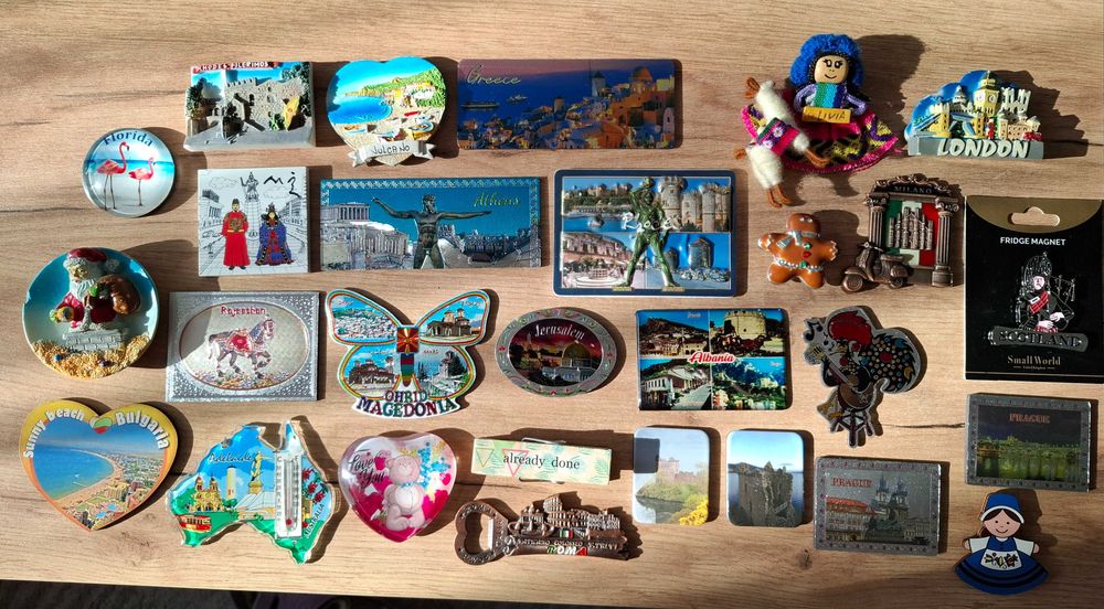 Magnes na lodówkę Szkocja  zamki 2 szt.