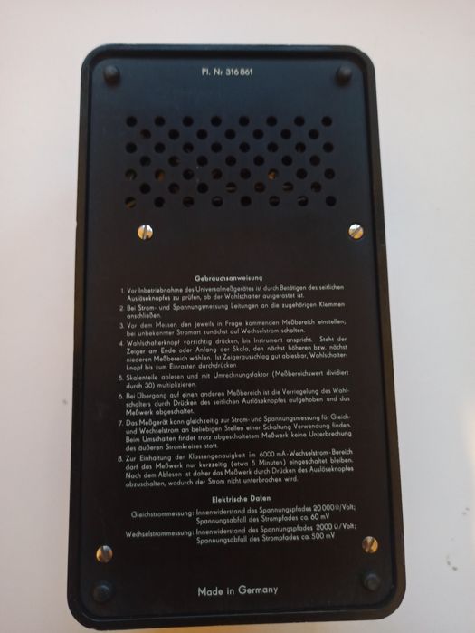 Miernik Multimetr DDR