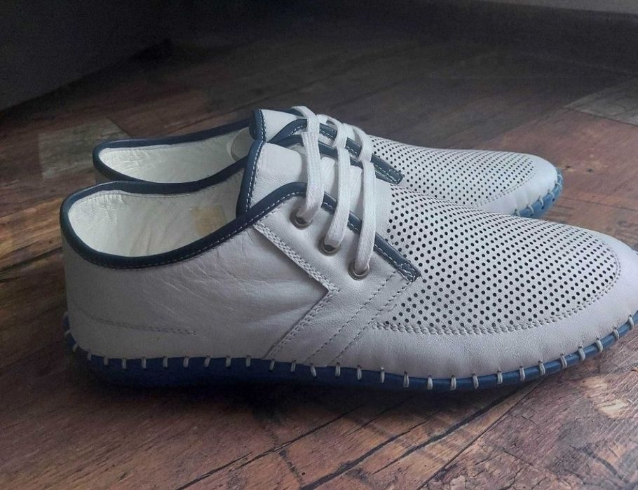 BUTY męskie skórzane  LANQIER MODEL 40A422