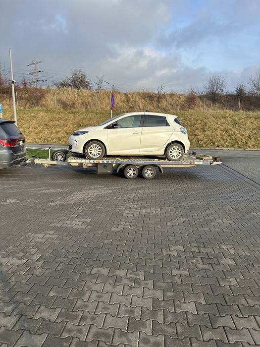 Laweta uchylna 4.5 x 2.0m DMC 2700kg wynajme wynajem przyczepa