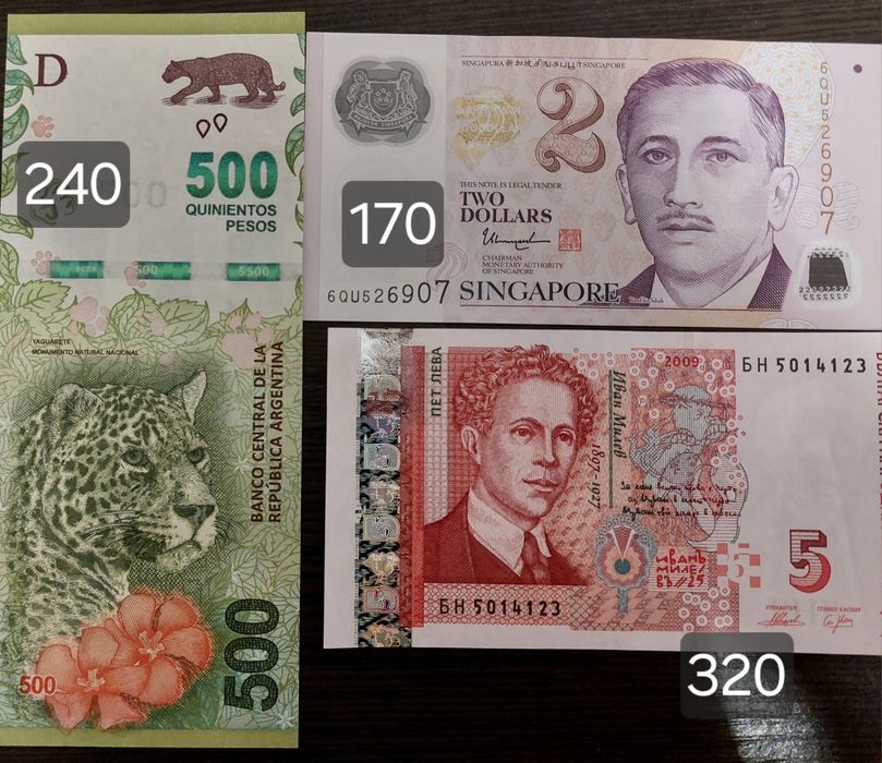 Банкноти світу, бони