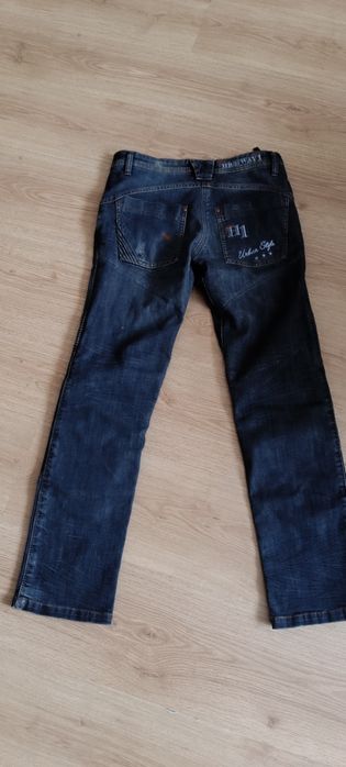Damskie jeansy moto kevlar