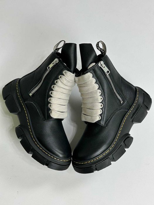 Rick Owens Dr.Martens JUMBO LACE BOOT черевики чорні DRKSHDW ботинки