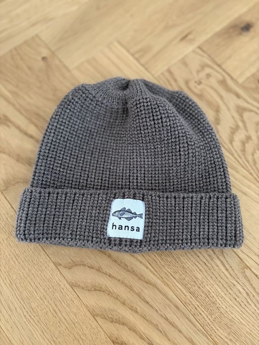 Nowa oryginalna czapka HANSA wełna merino!