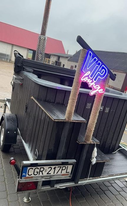 Bania mobilna na wynajem! 8-10 osób RELAKS NA KÓŁKACH!