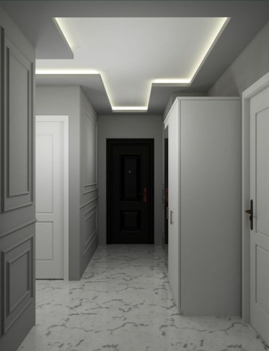 Монтаж натяжної стелі Київ. Санвузол, кухня, спальня. Натяжна стеля