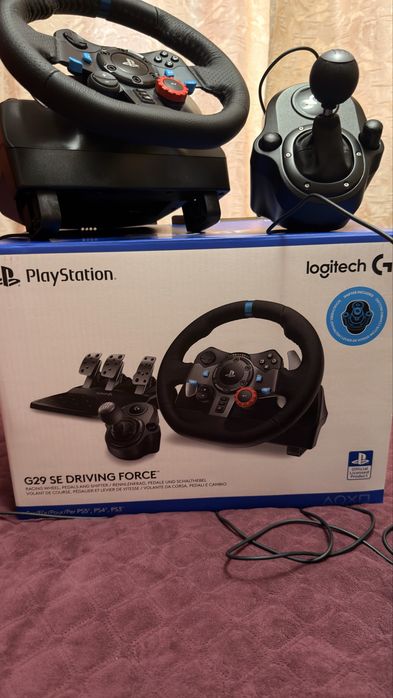 Ігровий комплект Logitech G29 Driving Force для ПК/PS4/PS5 + Shifter
