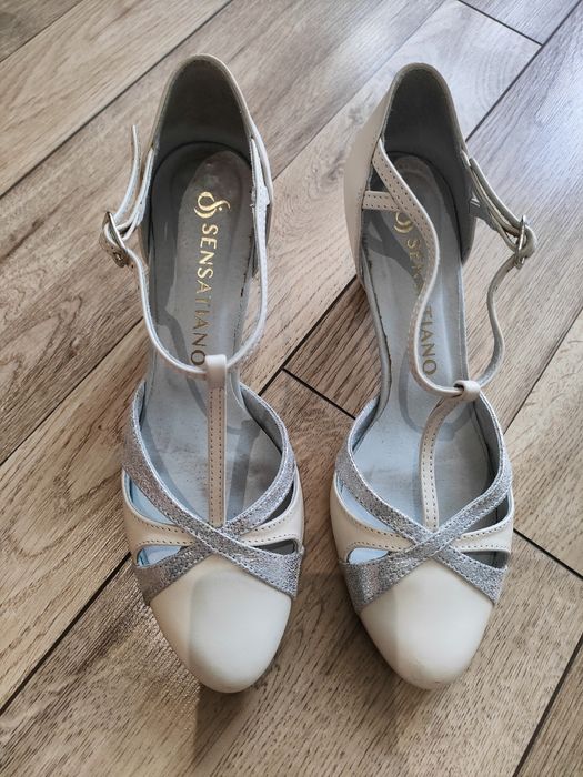 Buty ślubne taneczne Sensatiano 38