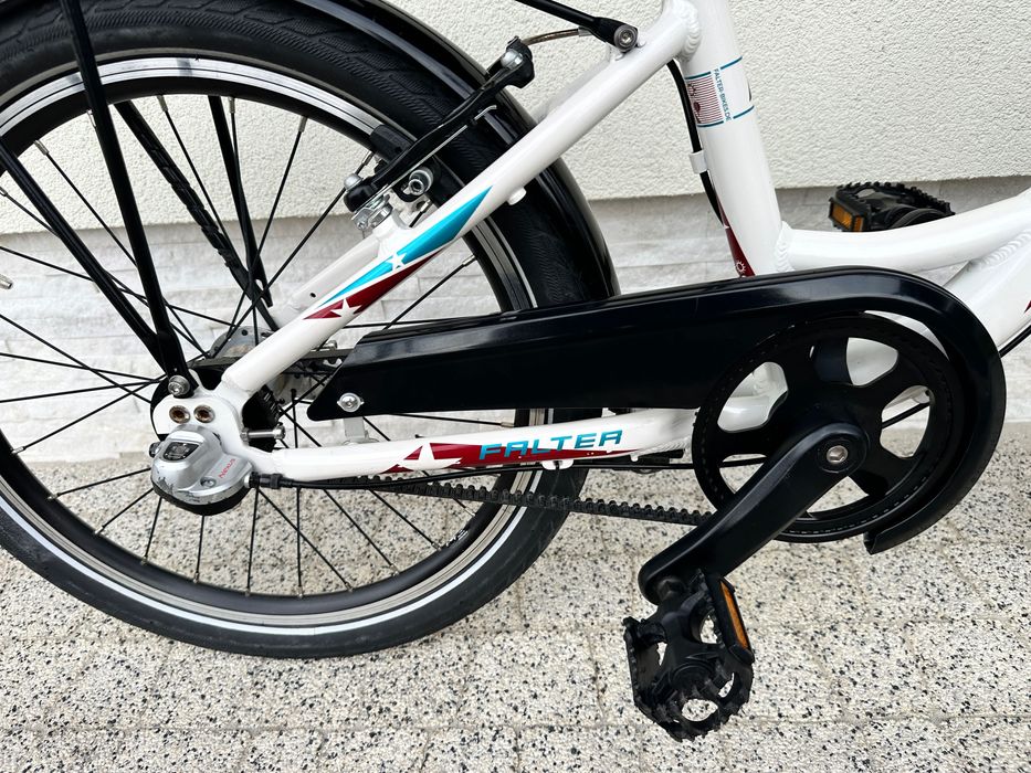 Rower FALTER- Koła 20, aluminiowy, Shimano Nexus 3b, prądnica w kole, na pasek