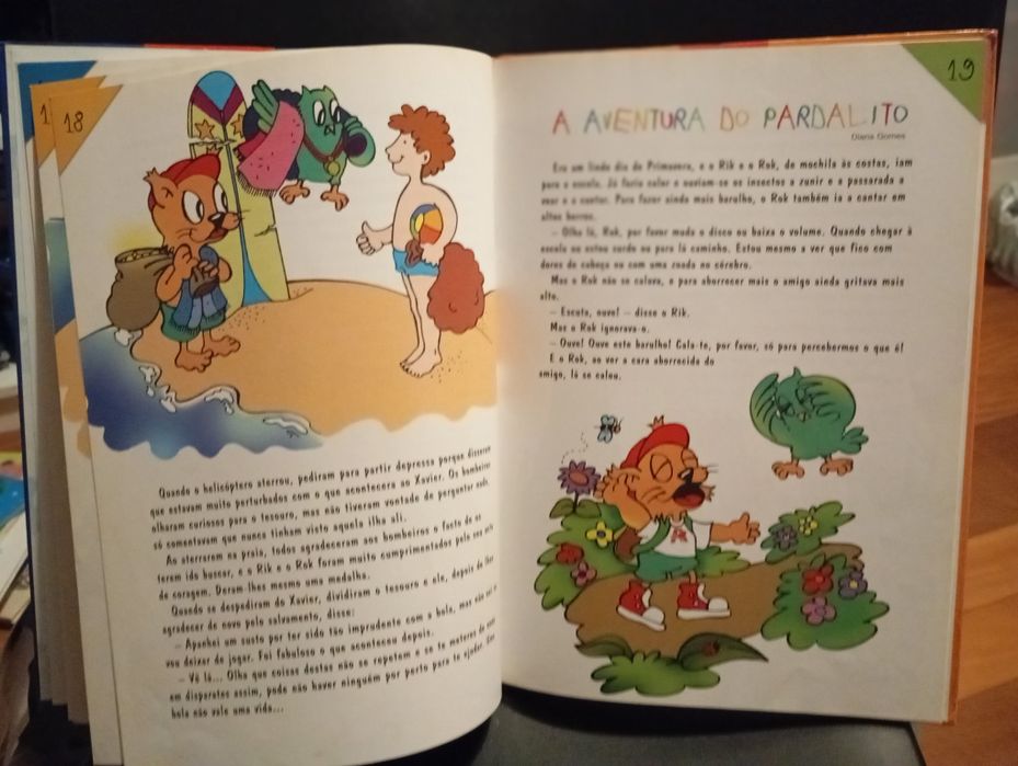 Livro " As aventuras de Rik & Rok "