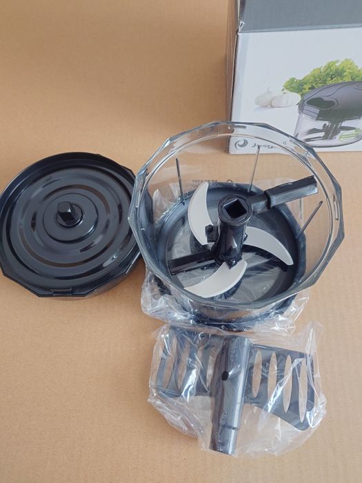 Ręczny rozdrabniacz do warzyw na linkę Blender Szatkownica 1000 ml