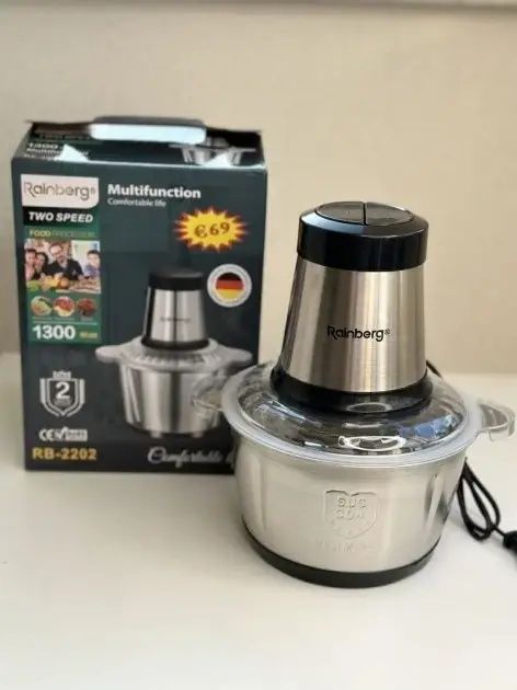 МОЩНЫЙ! Германский измельчитель 1300Вт, блендер, мясорубка, кофемолка