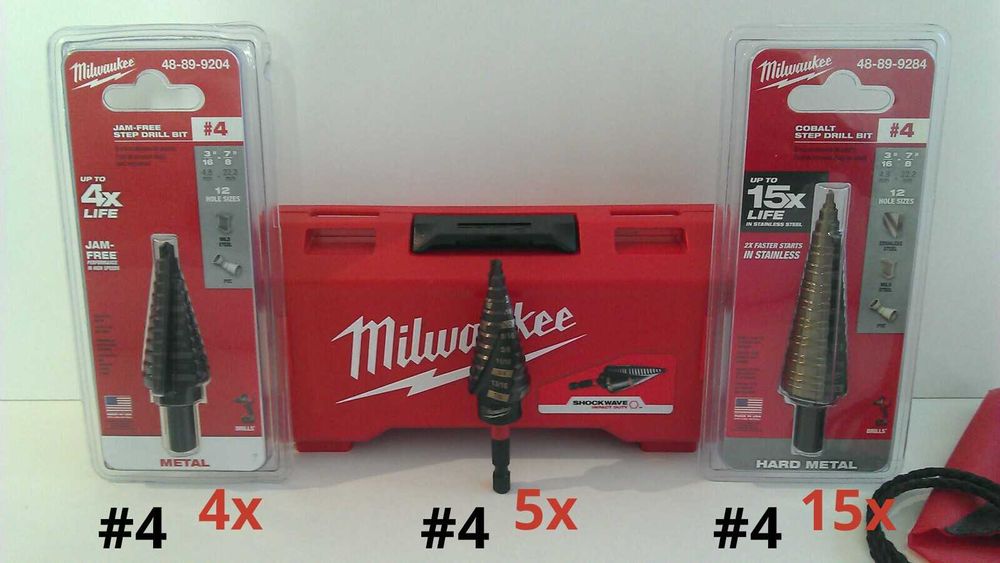 Milwaukee - (сверло) ступеневе свердло #4 Hex 1/4 (48-89-9244)