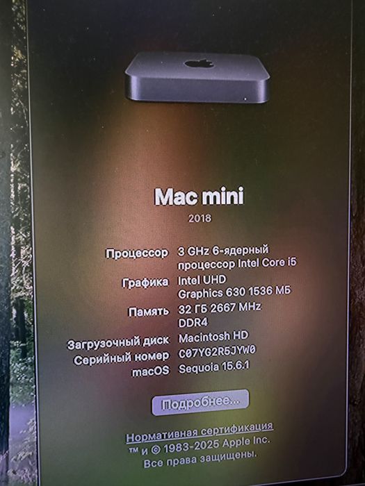Apple Mac Mini A1993