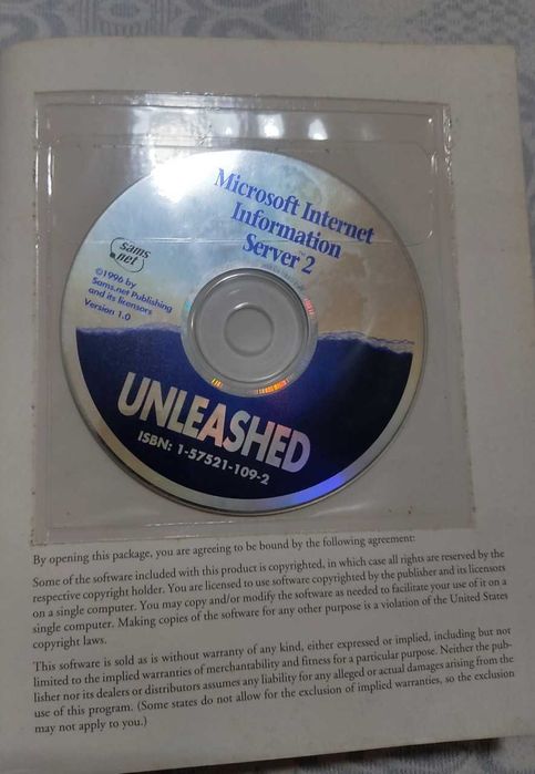 Livro Microsoft Internet Information Server Unleashed+CD - c/ ENVIO