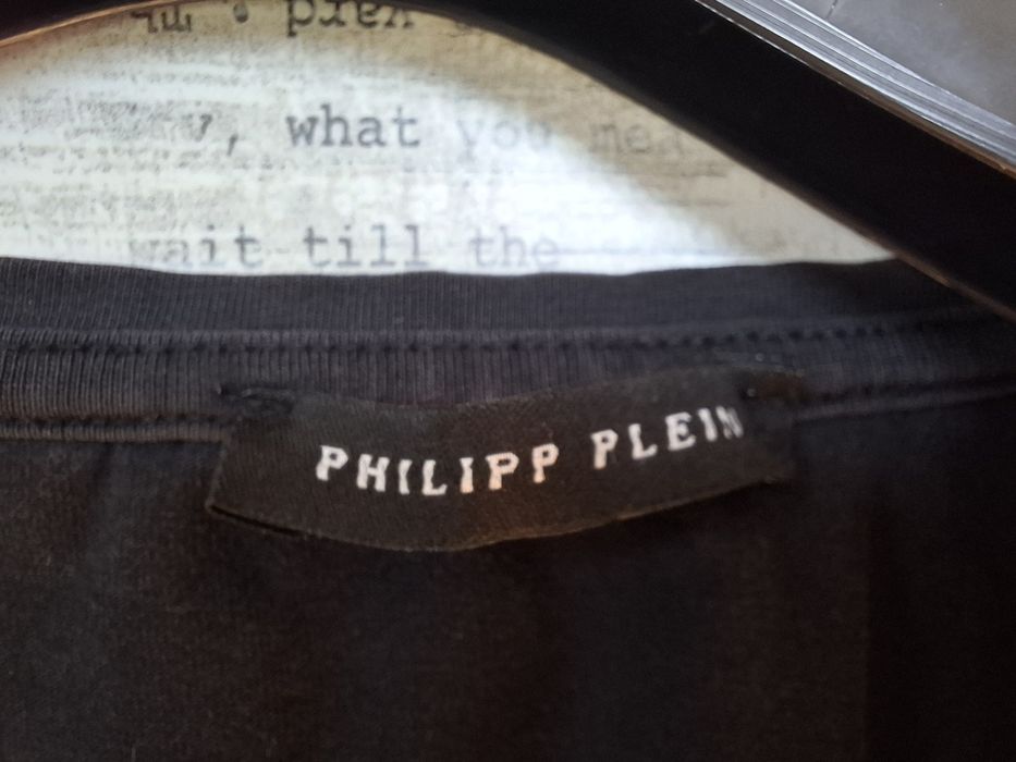 Czarny T-shirt Philip Plein
