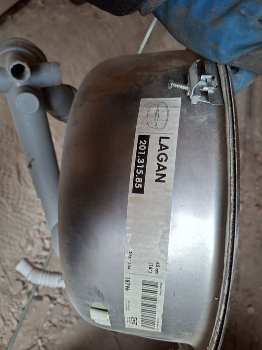 Zlew okrągły Lagan 45 cm