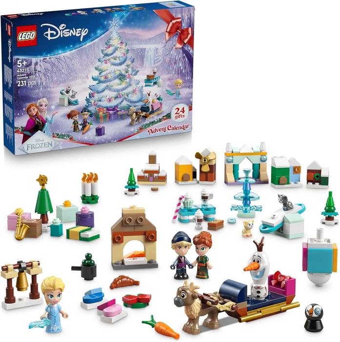 LEGO Disney - Kalendarz adwentowy na 2025 rok 43273 Kraina Lodu