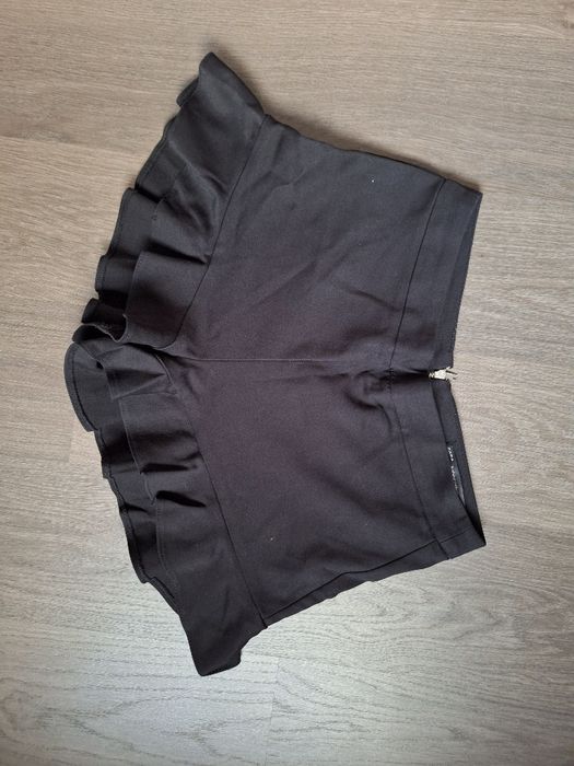 Spodenki z falbanką Zara czarne, S/M