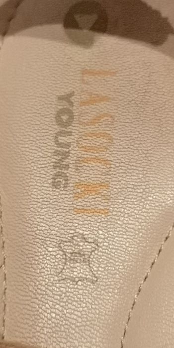 Sandałki Lasocki young  36 skórzane złote