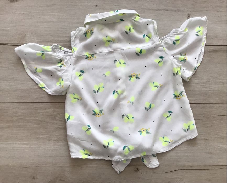 Турецька стильна блузочка для дівчинки, блуза Lc Waikiki ріст 110/116