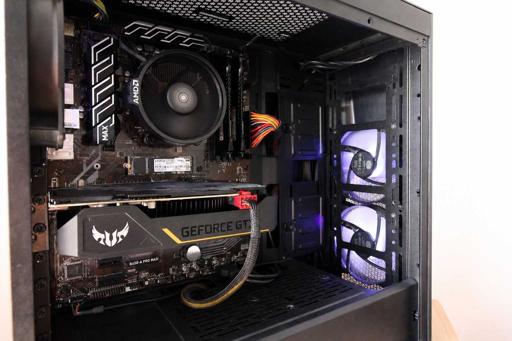 PC Gaming GTX 1660 ASUS TUF • Ryzen 5 • 16GB RAM • 500GB NVMe • RGB