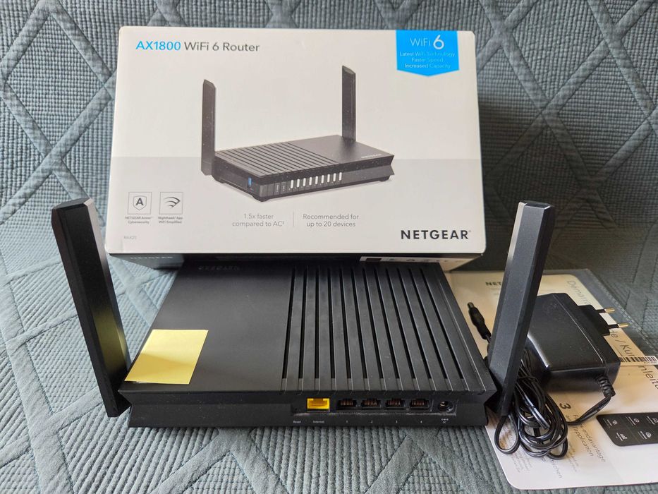Netgear Nighthawk Router RAX20 AX1800 Dual Band WiFi 6 USB