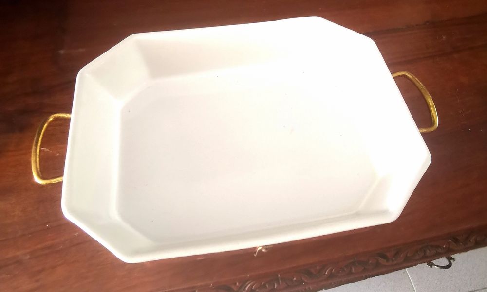 Travessa porcelana branca