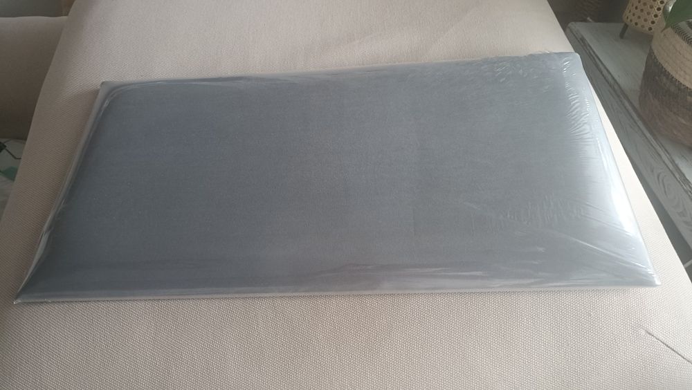 Panele ścienne welurowe szare