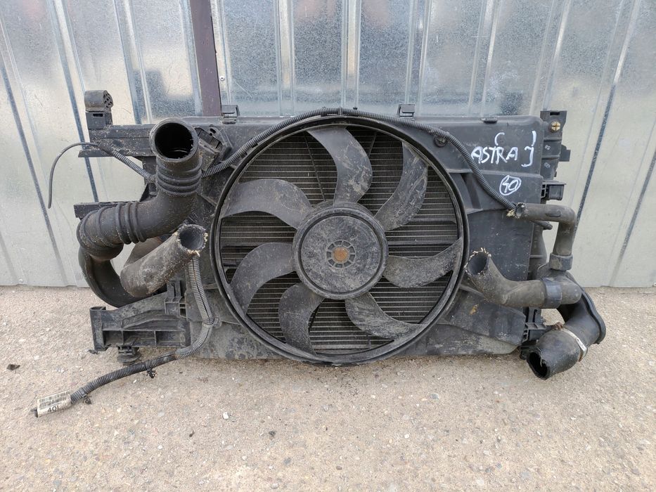 komplet chlodnic wentylator opel astra j 1,7 cdti