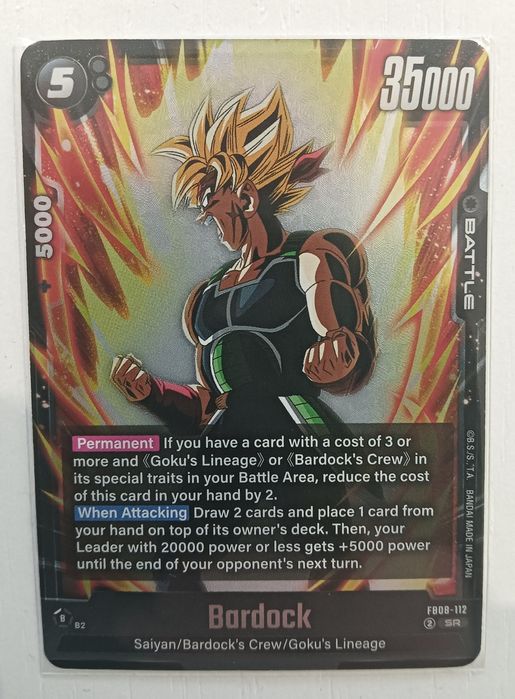 Dragon Ball Fusion World Bardock FB08-112