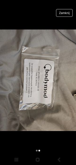 Aplikator biżuterii kolczyków piercingu Bodymod