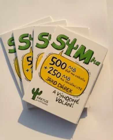 KARTY sim Anonimowe Kaktus bez rejestracji działające czeskie