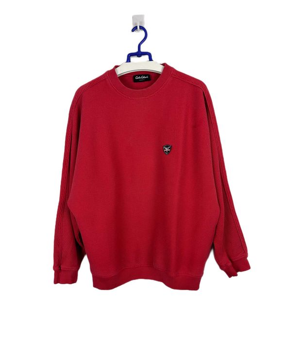 Sweter prążkowany CARLO COLUCCI sport boxy oversize r. L