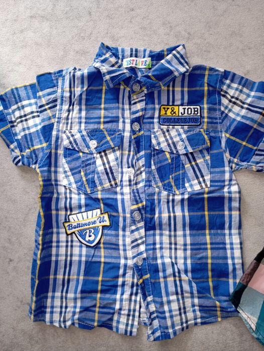 Zestaw lato dwie koszule z krótkim rękawem